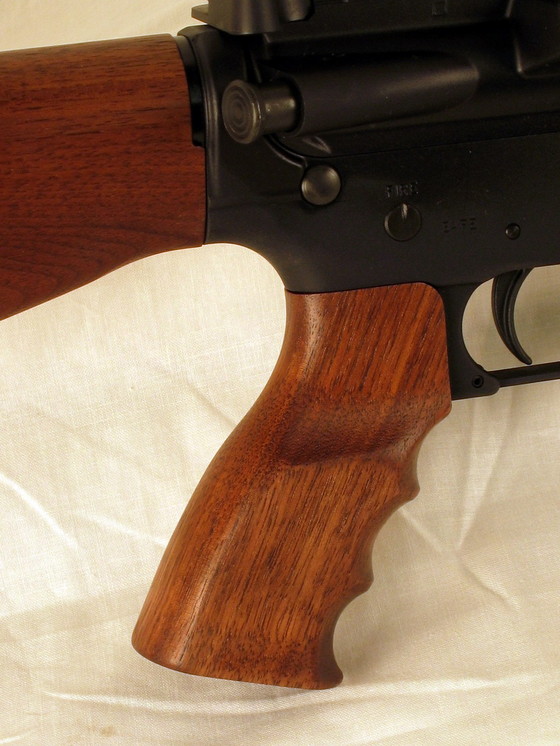 Wood AR15 Pistol Grip