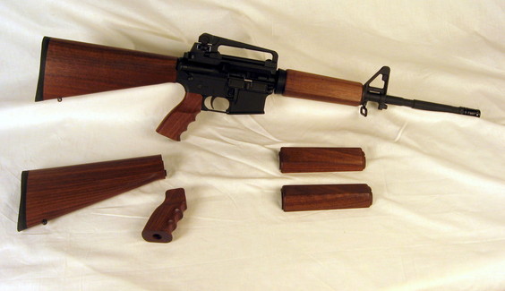 Wood AR15 Carbine Complete Set 